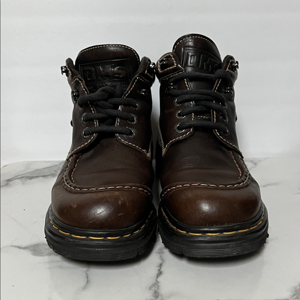 Dr. Martens Vintage Chocolate Brown Leather Boots MADE IN ENGLAND